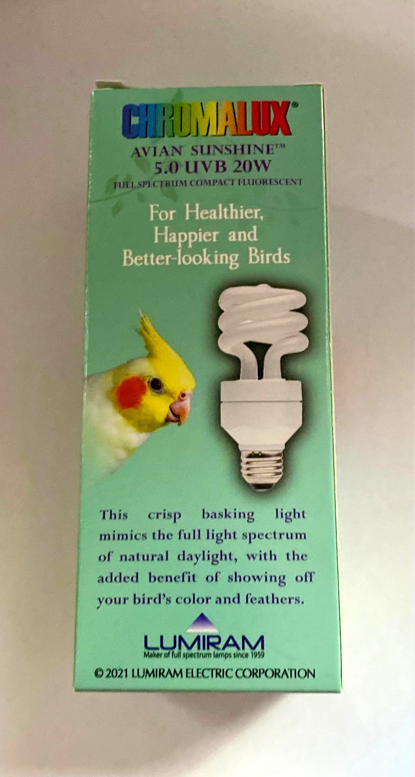 Chromalux Avian Sunshine bulb