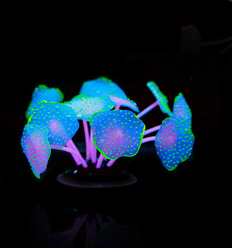 Silicone Artificial Coral Plants Decorate Aquarium Aquarium Purple