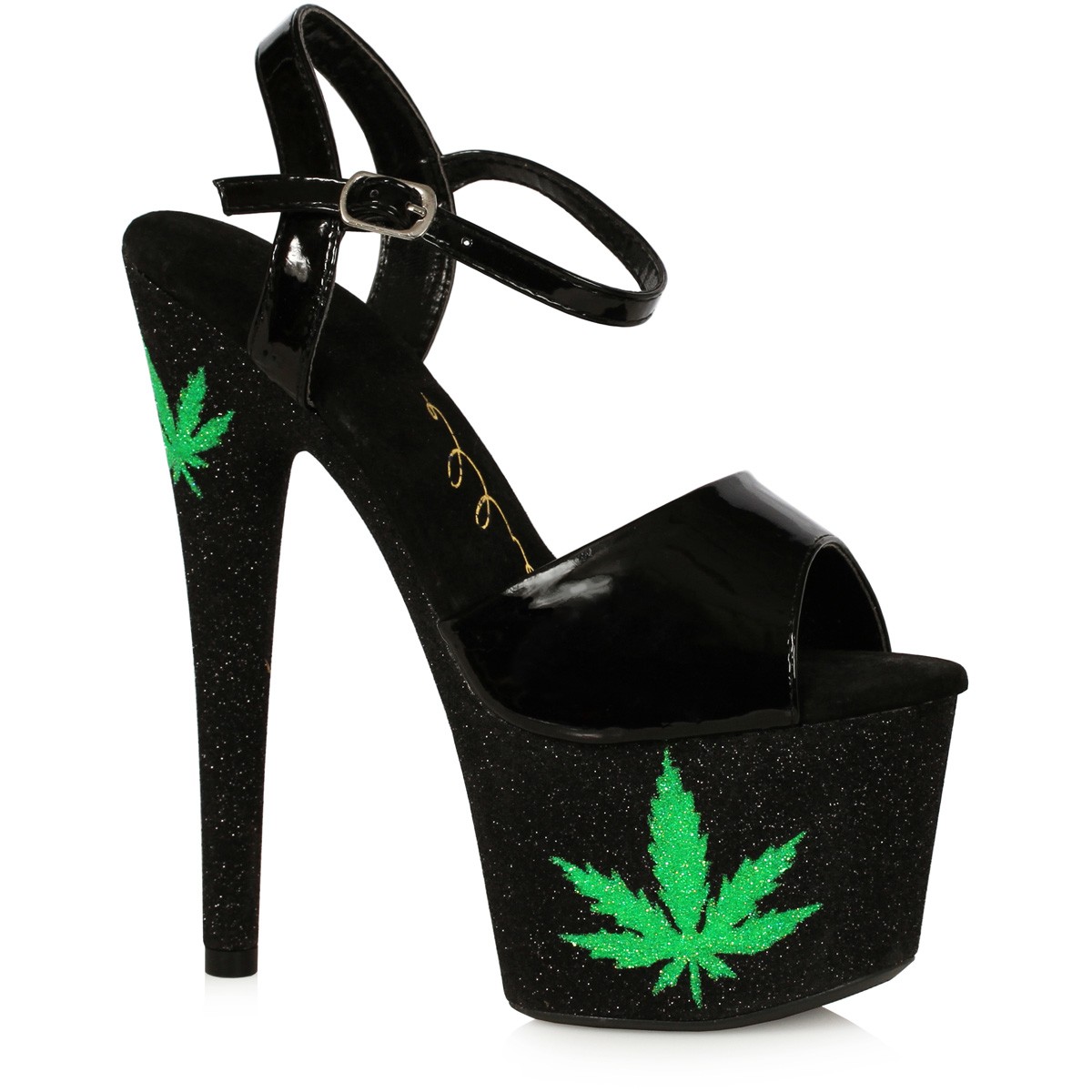 Ellie 7" Heel Stiletto Sandals W/ Marijuna Platform Adult Women Shoes 709/Meggie