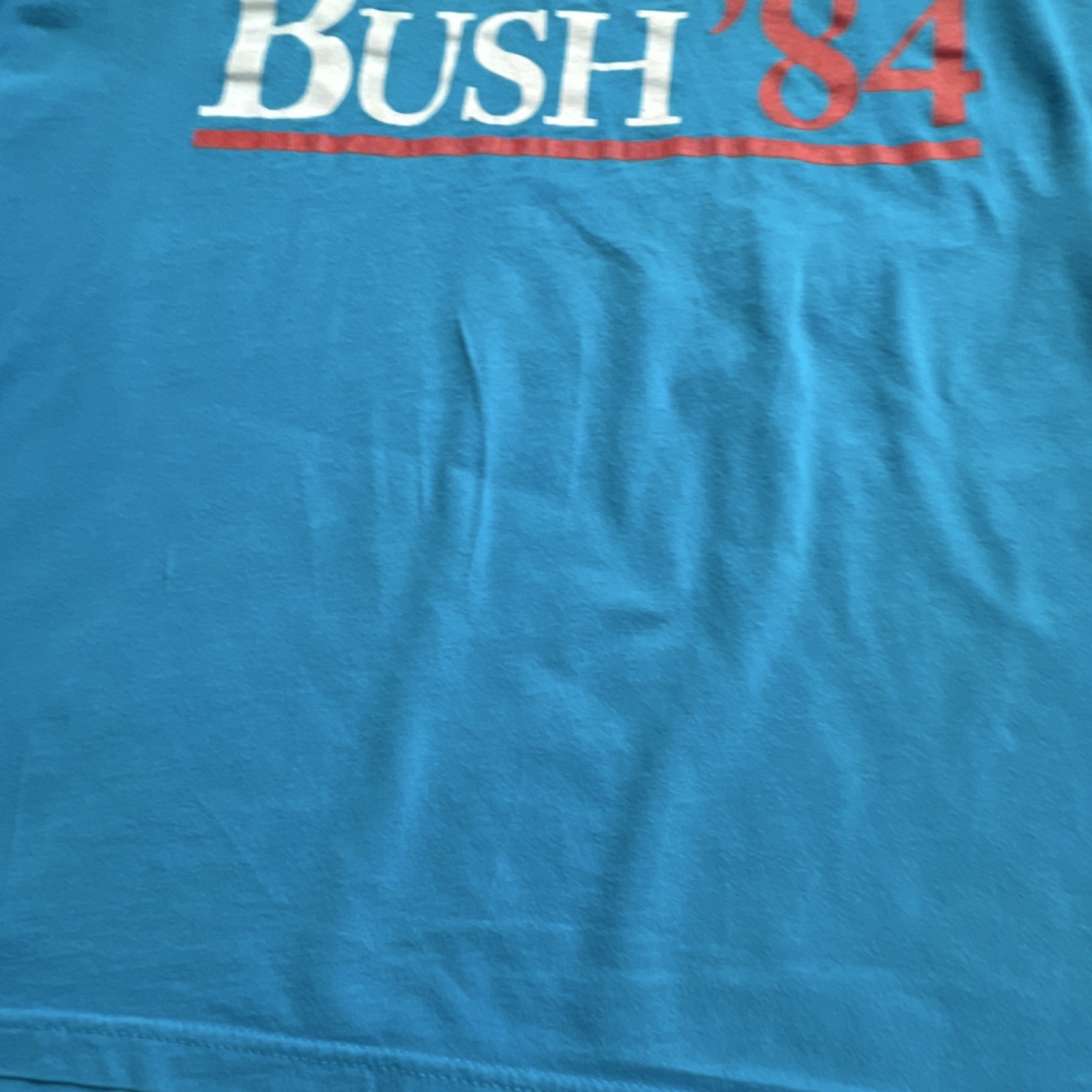 Vintage Reagan Bush 84 Tank Top USA Political Campaign 1984 Collectible