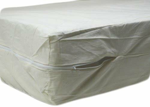 100% Cotton Fleetwood Cotton Mattress Cover, Full Size, Zips around the mattress