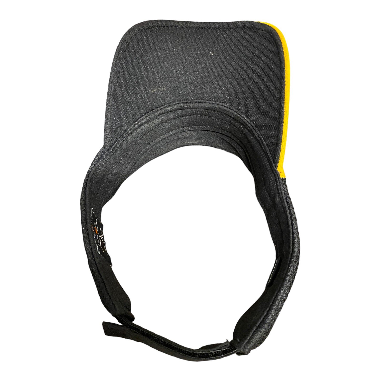 Callaway Visor Polyester Adjustable Black Yellow RARE