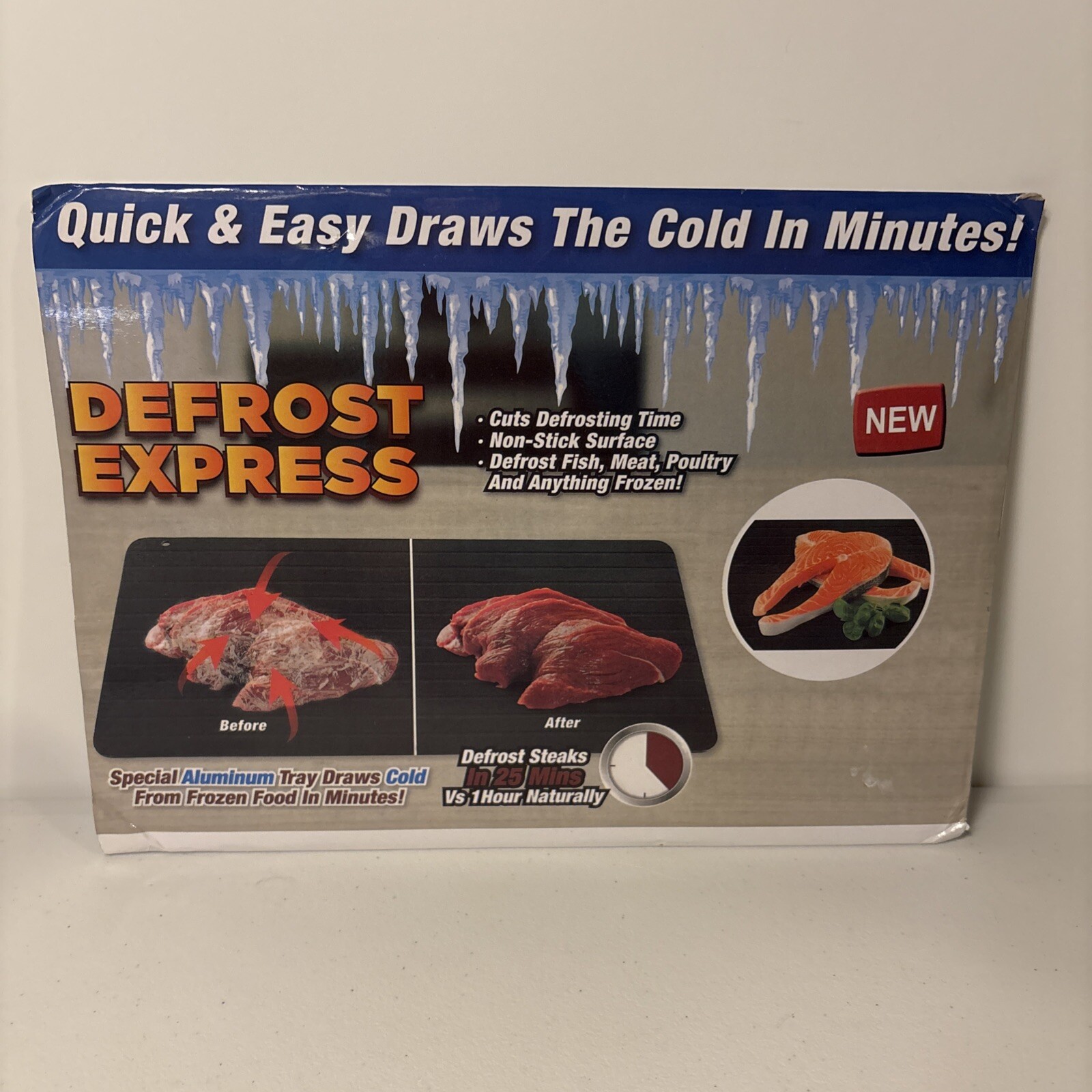 Defrost Express Board Nonstick Aluminum Dishwasher Sa Defrost tray NEW