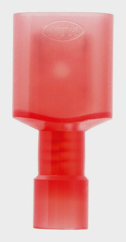 Jandorf Terminal MALE DISCONNECT 5 pk RED 22-18 Ga. 0.25" Nylon Insulated 60941