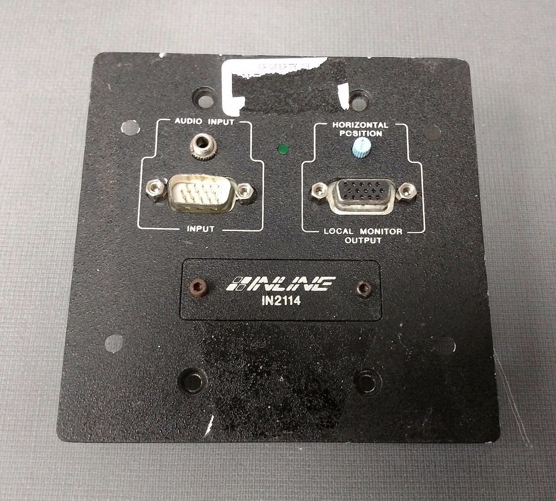Extron INLINE IN2114 High Resolution Analog RGB VGA Monitor Video Interface