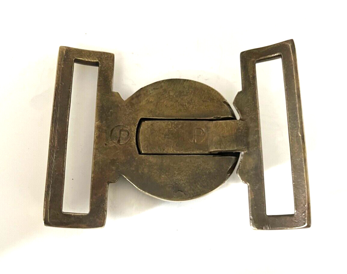 British Crown Buckle Reproduction Solid Brass
