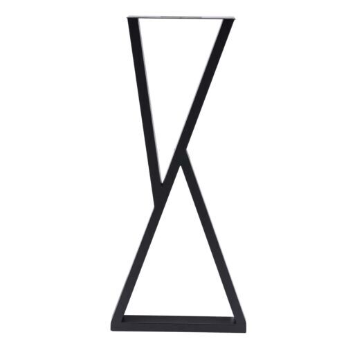 X-Shape 32" Metal Coffee Table Legs Set of 2 Steel Bench Desk DIY Furniture Legs