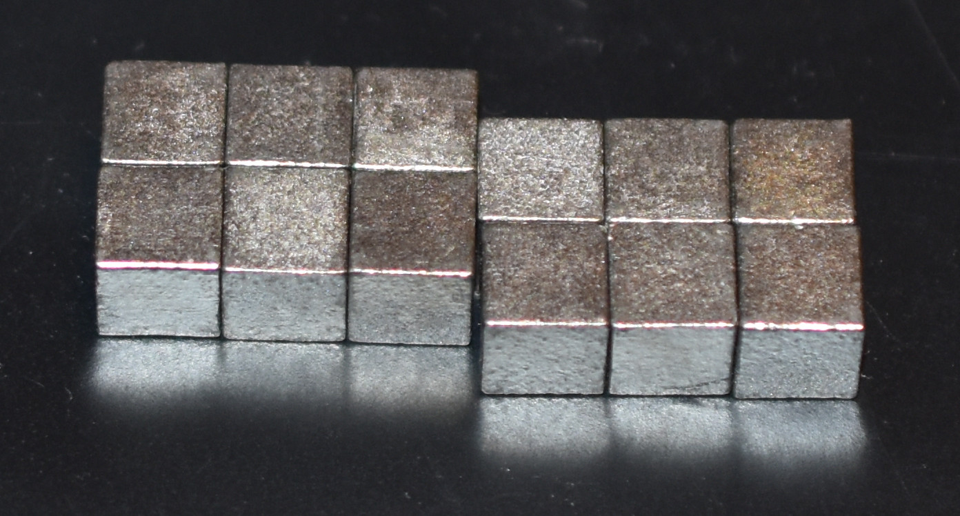 Tungsten Cubes 1/4" for Pinewood Derby -The Fastest Cars use  TxW brand 12 pcs.