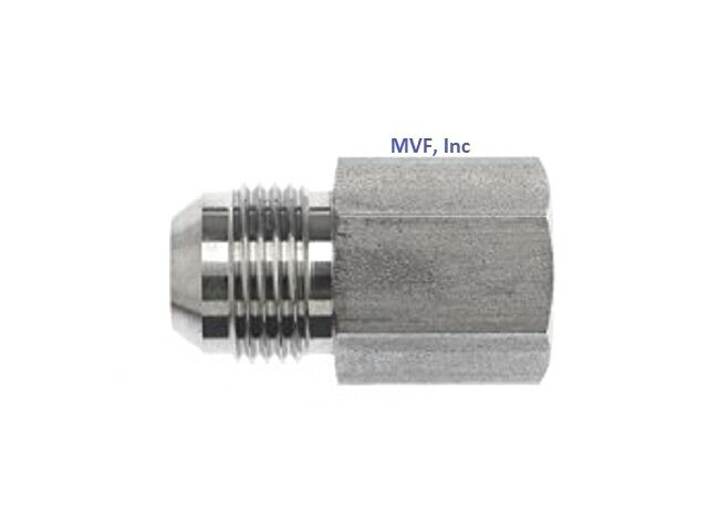 3/8" Male JIC X 3/8" Female NPTF, 37° Flare to Pipe Adapter Hydraulic 2405-06-06