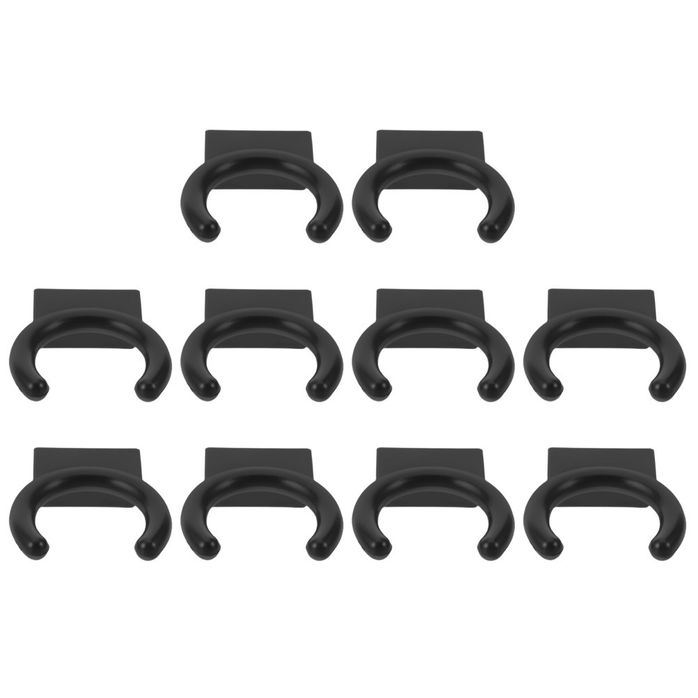 10 Pcs Microphone Storage Holder Wall Mount Mounted Holders Stand Organizer