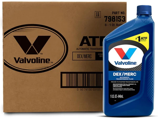 Valvoline DEX / MERC ATF, Case of 6 - 1 Quart Bottles | 798153
