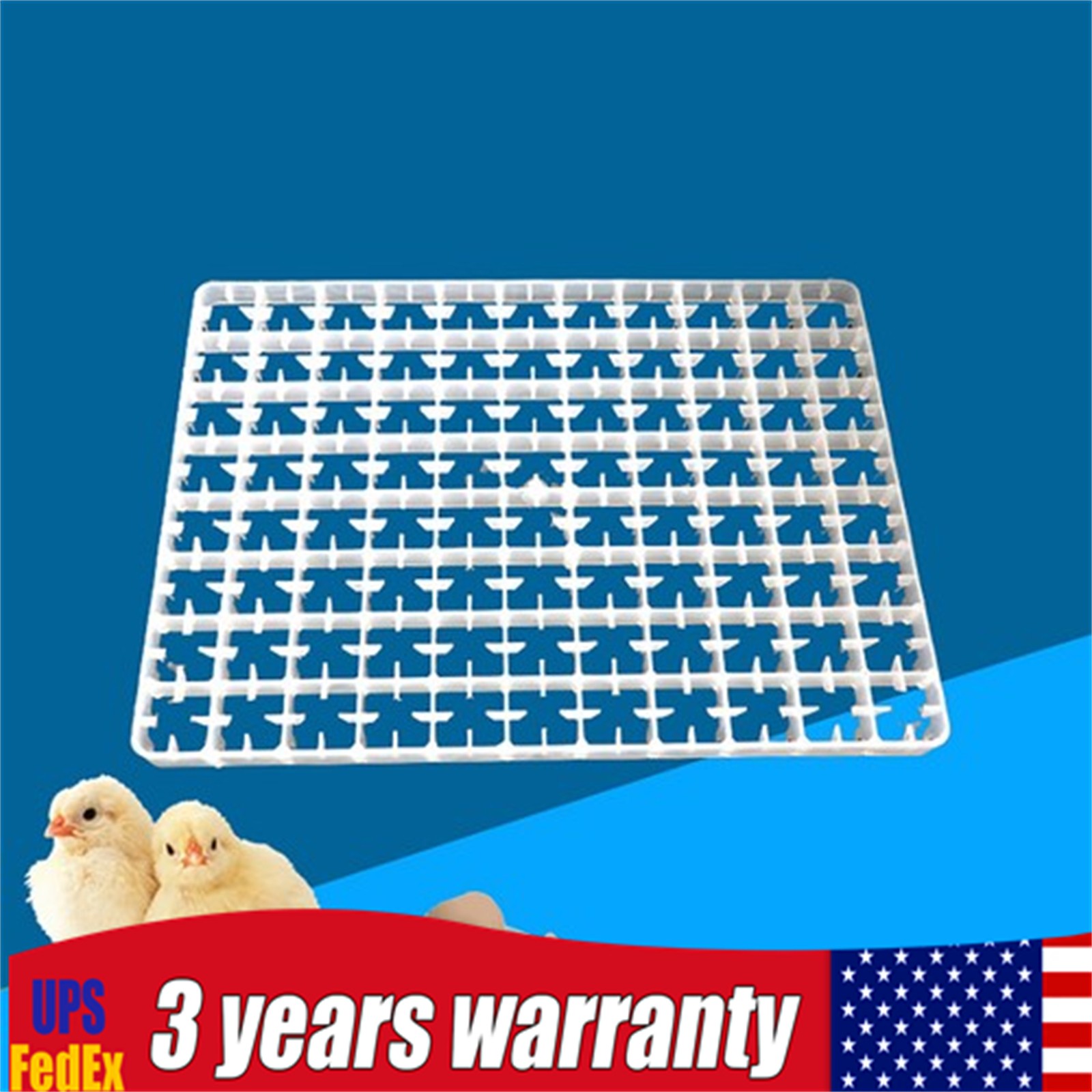 5*Egg Hatching Incubator Trays Chicken  Pheasant Duck 88 Egg Plastic Holder