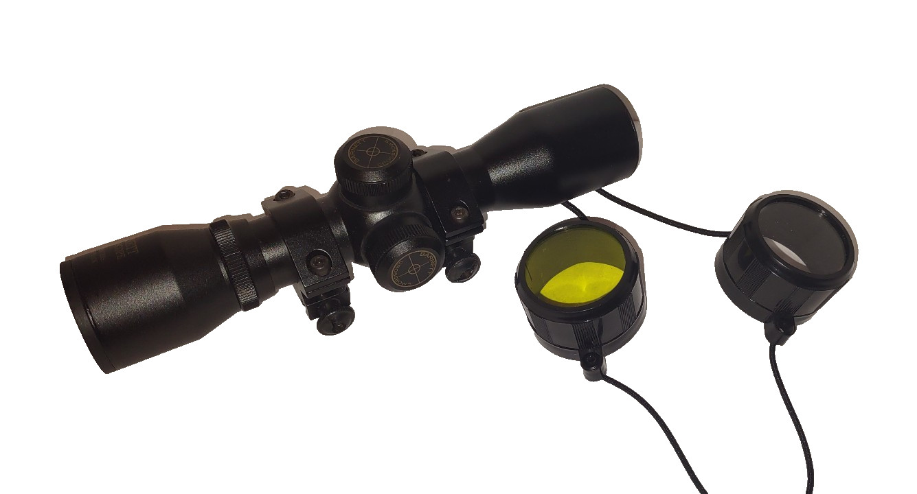 Barnett 4x32 Crossbow Scope With Lens Covers Black Used Great Condition