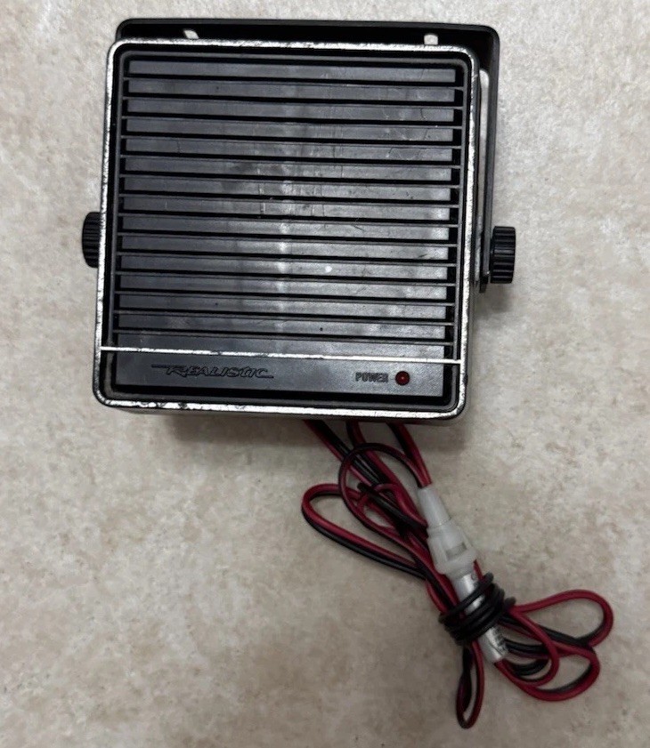 Vintage RADIO SHACK Realistic Cat No. 21-541 Extension 8 Ohms 8W Speaker Tested