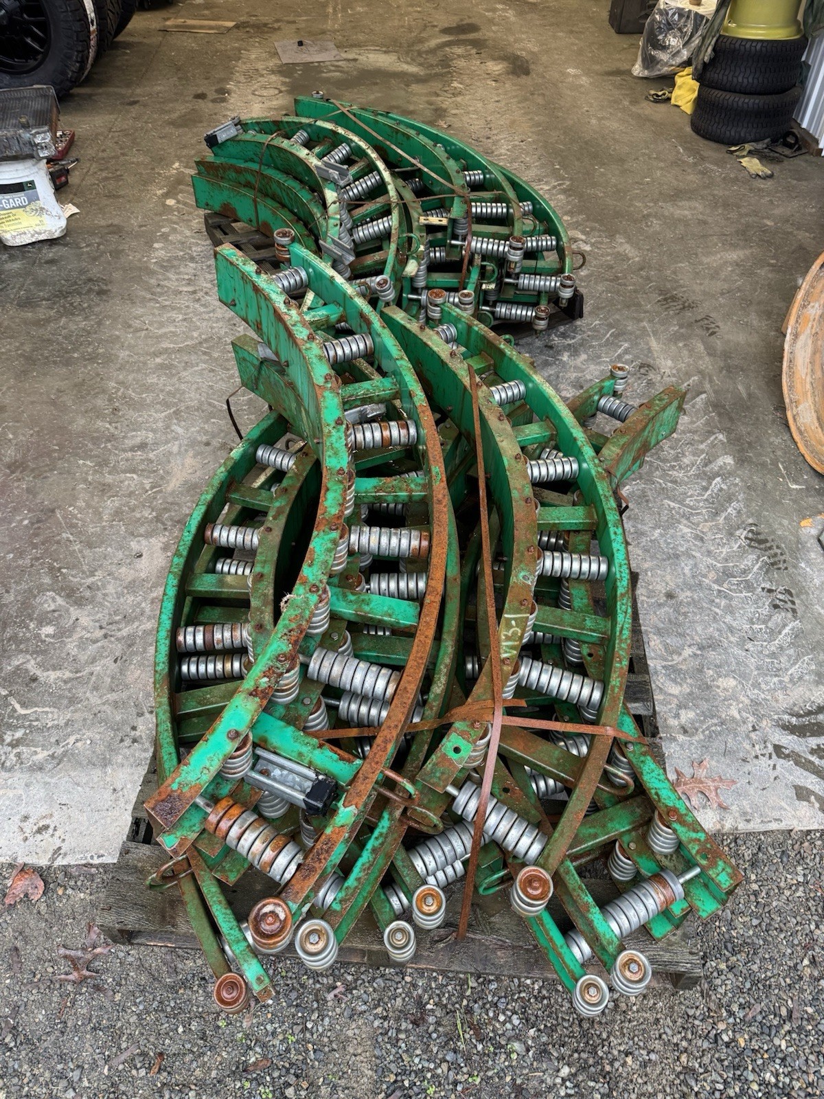 Lot Of 17 GREENLEE MODEL 2036-90 RIGHT ANGLE 90 DEGREE ANGLE ROLLER TRAY 2036-9R