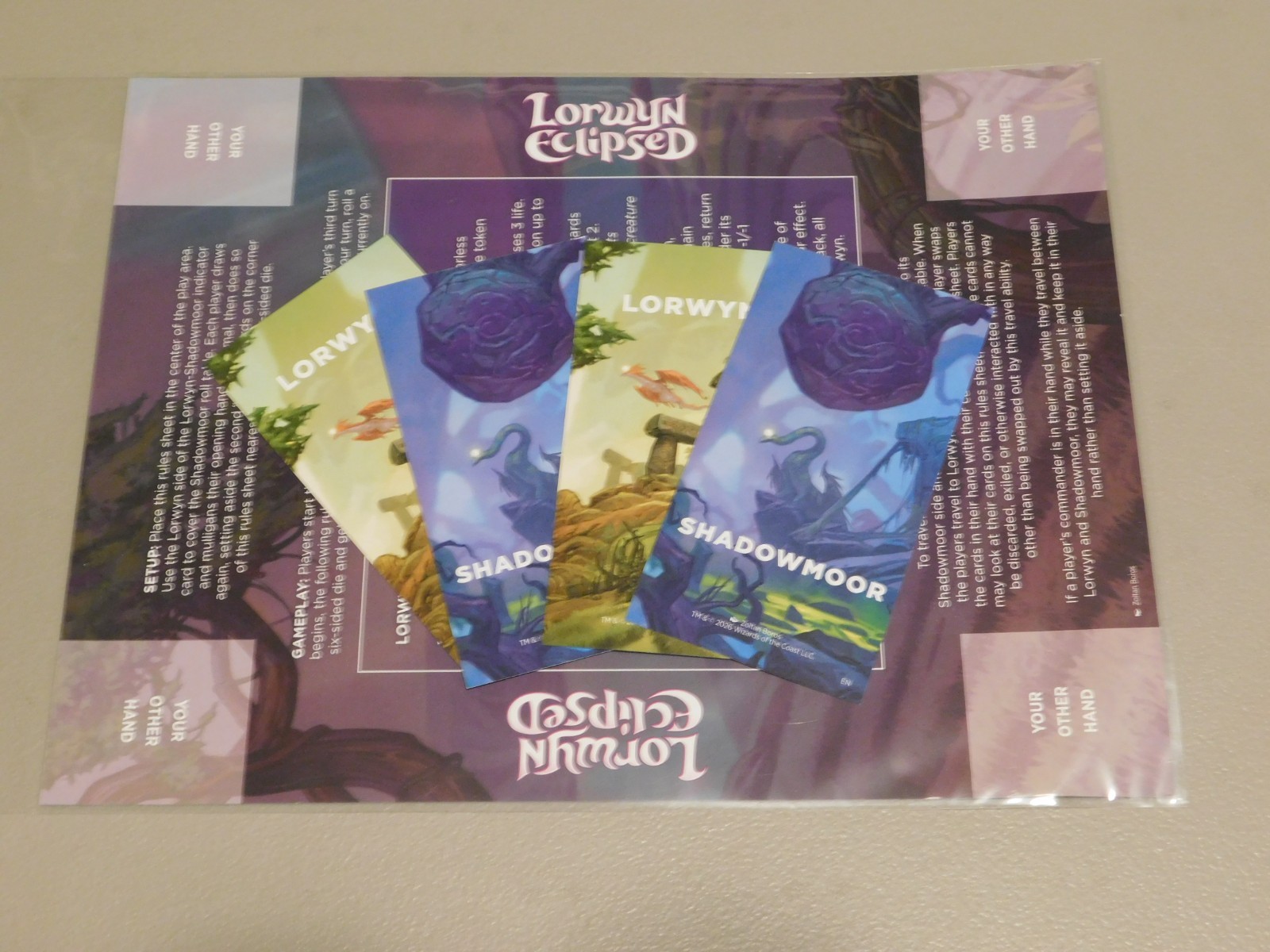 Magic the Gathering Commander Party Aids- Lorwyn Eclipsed