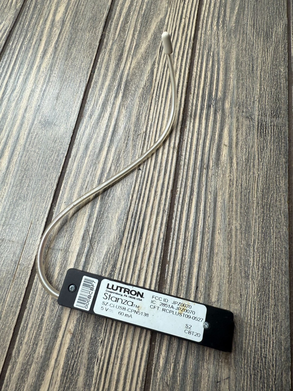 Lutron Stanza SZ-CI-USB-CPN5138 Control Interface Module 5V 60mA