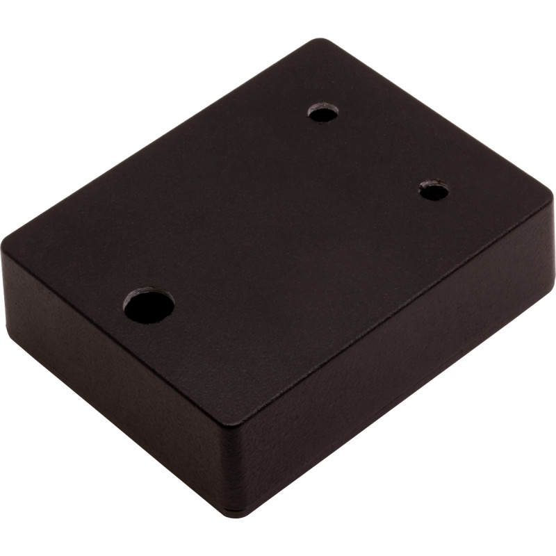 Chassis Box, 1590BB, Diecast, 4.71" x 3.70" x 1.18", Predrilled, Black Textured