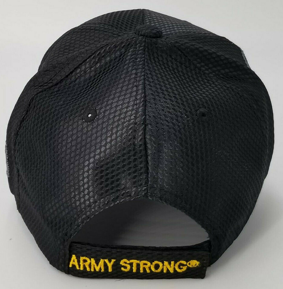 US Army Baseball Cap, Black Hat