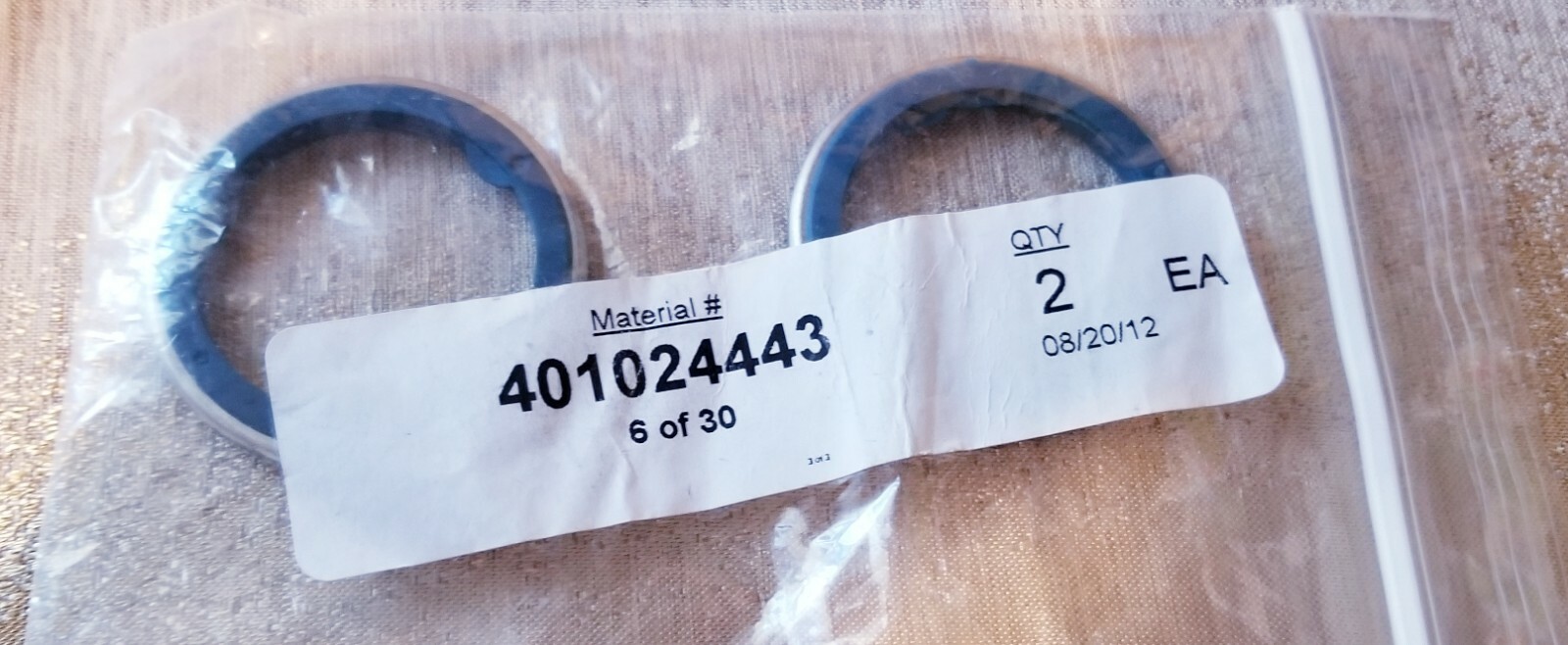 401024443 RYOR SEALING O- RING, 1 INCH (2-PEICE) NEW