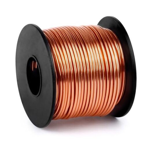 Aluminum Craft Wire, 95 Feet 2.0mm/ Bendable Soft Metal 14 Gauge Copper