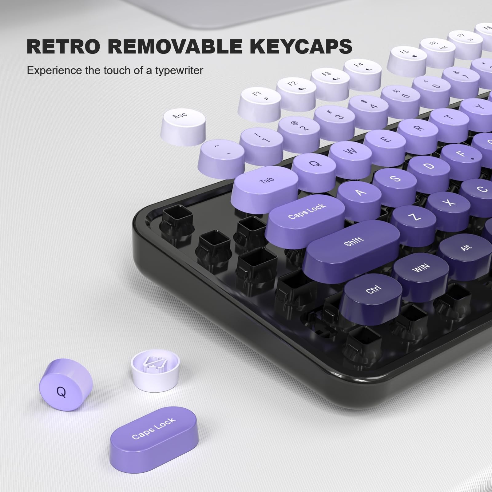 MOFII Computer Keyboards Wired, Plug Play USB Full Size Typewriter Keyboard, ...