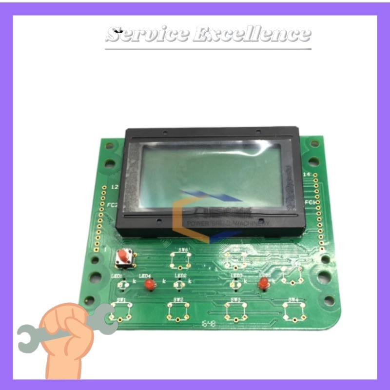 SK135SR SK120 SK200 SK230-6 1x Display chip instrument LCD CPU board For Kobelco