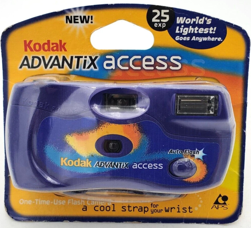 Disposable Camera New Kodak Advantix 25 Exposures (Expired) New Sealed Mint Rare