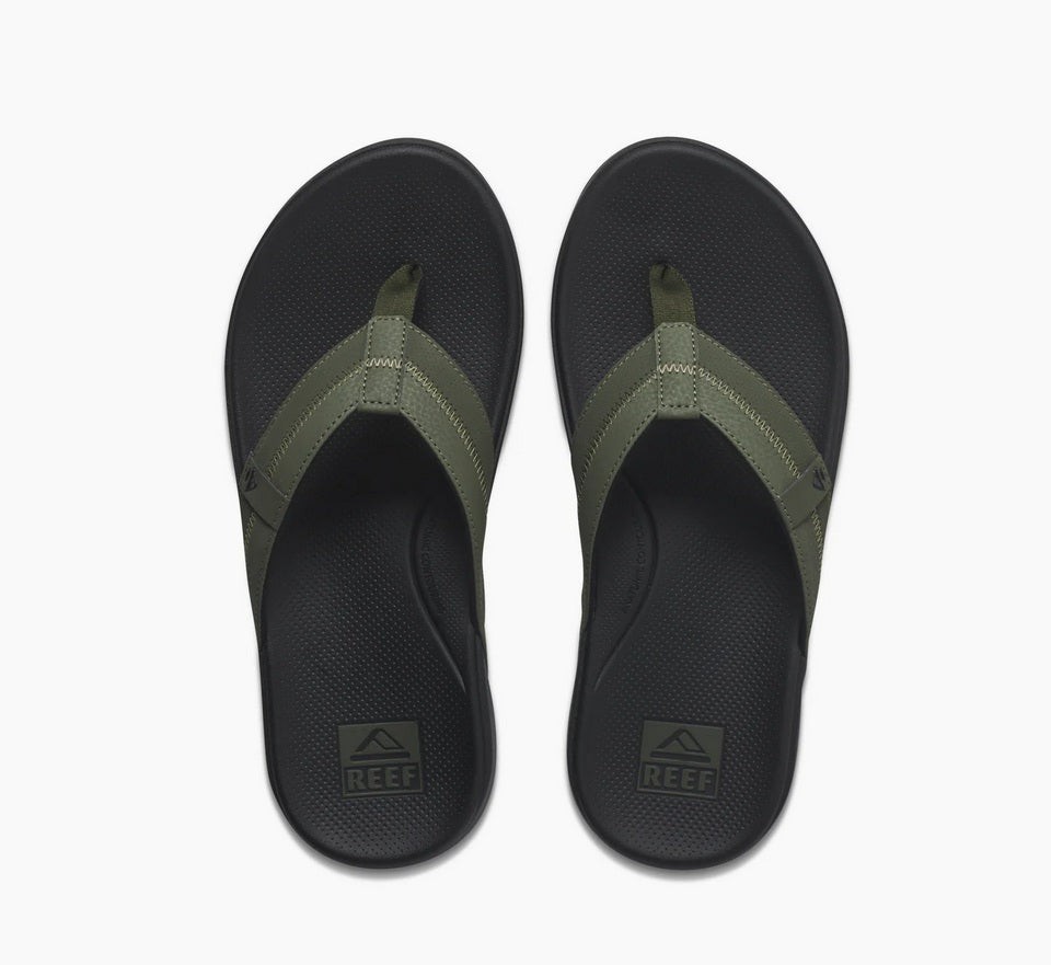 Reef Cushion Phantom 2.0 Men's Flip Flops Olive/Gum NEW