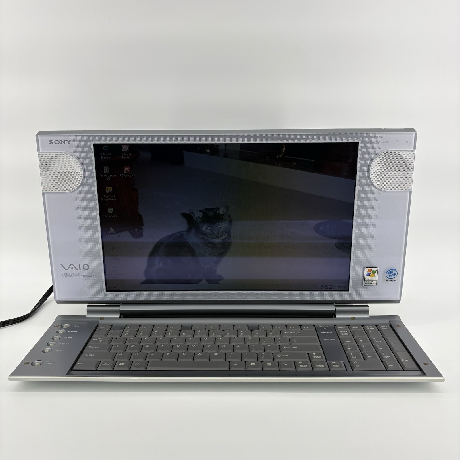 Sony VAIO PCV-W10 All-in-One Desktop XP Celeron 1.6GHz 512MB/ HDD Tested Read DS