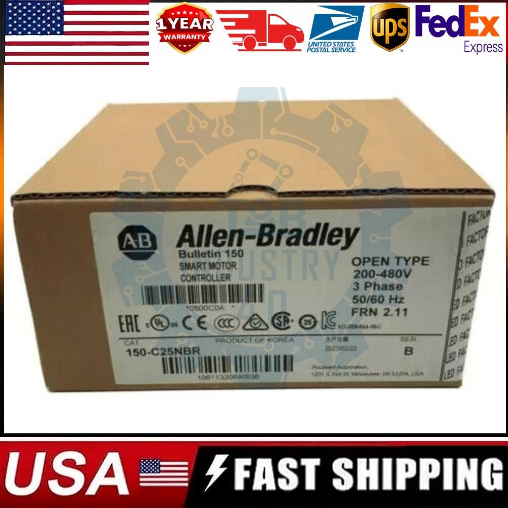 New Sealed AB 150-C25NBR SMC-3 25A Smart Motor Controller 150 C25NBR US Free Tax