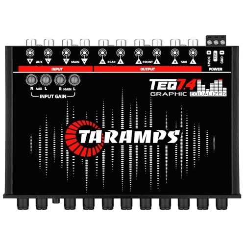 Taramps 7-Band Stereo Car Audio Graphic Equalizer RCA Input Output