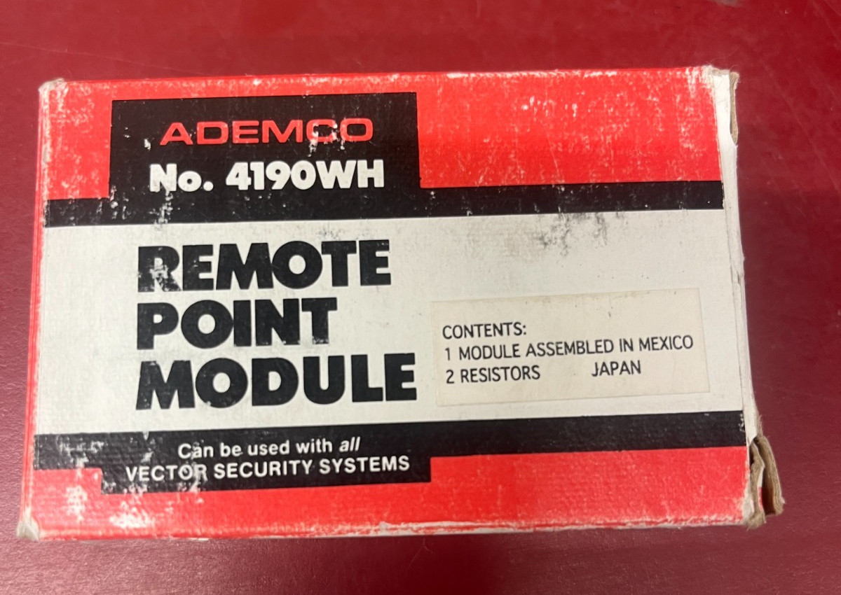 ADEMCO  4190WH  2-Zone Expander Remote Point Module Vector Vista NOS