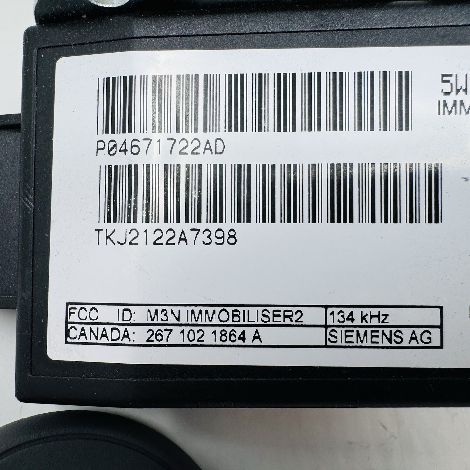 2000-2005 Dodge Neon Immobilizer P04671722AD Plug & Play Programmed To Your VIN