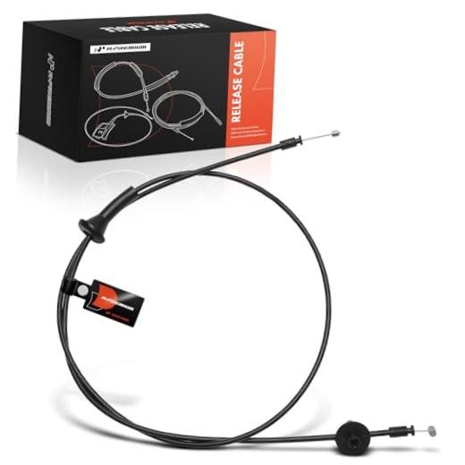 Front Hood Latch Release Cable Without Handle | Compatible with 59.25 inch