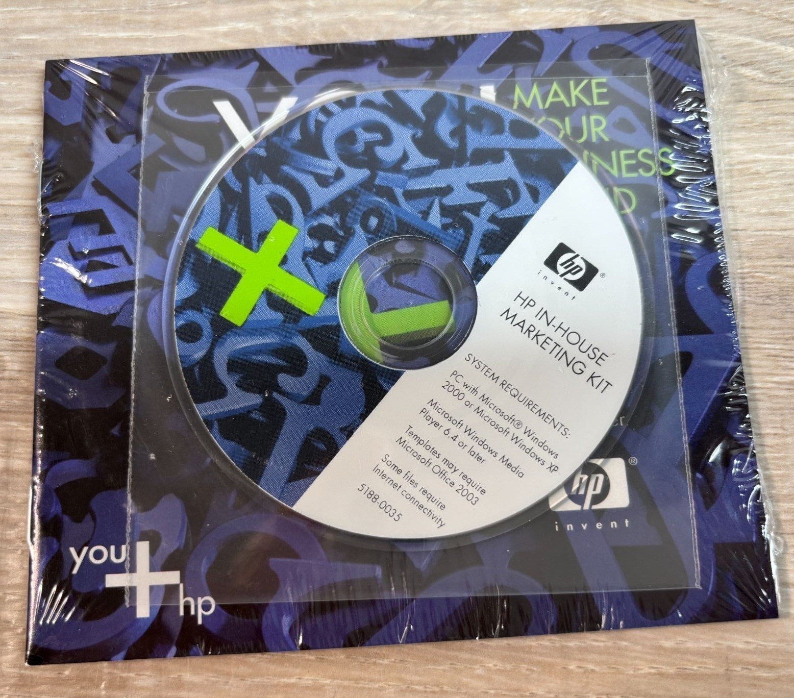 Rare HP In-House Marketing Kit Sealed CD-ROM With Templates For Microsoft Office