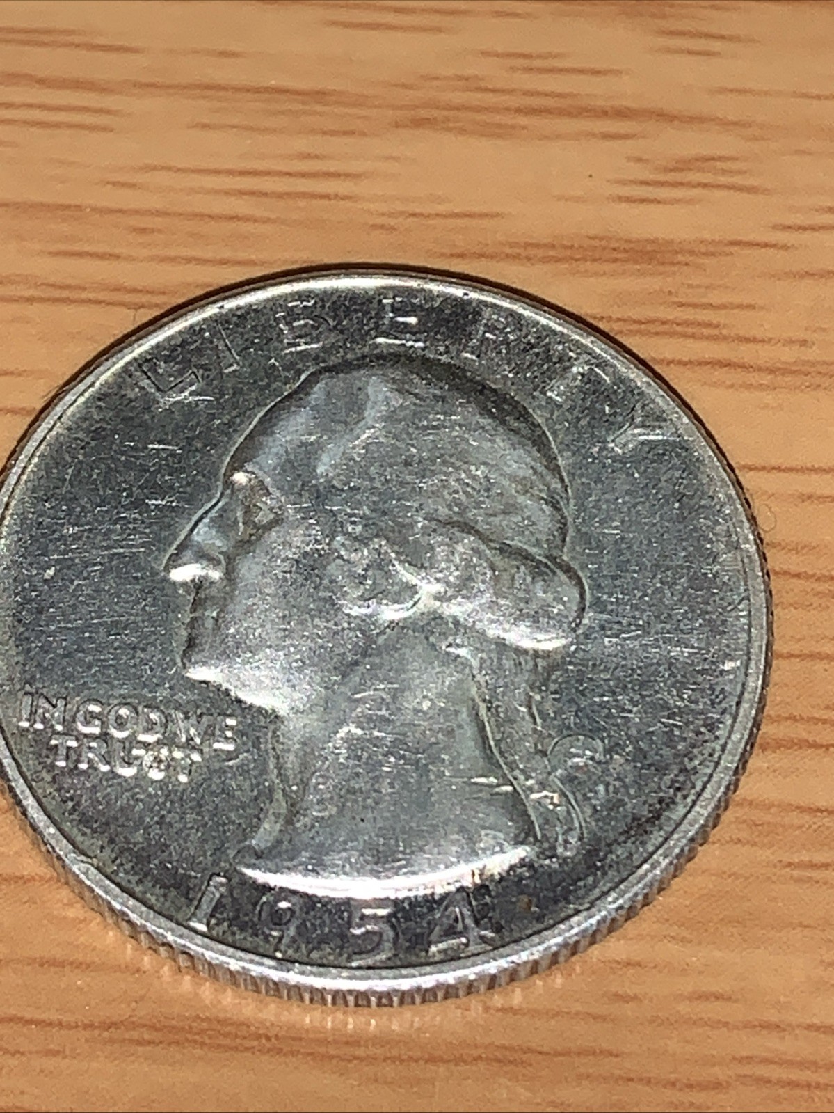 1954 Philadelphia Mint Silver Washington Quarter