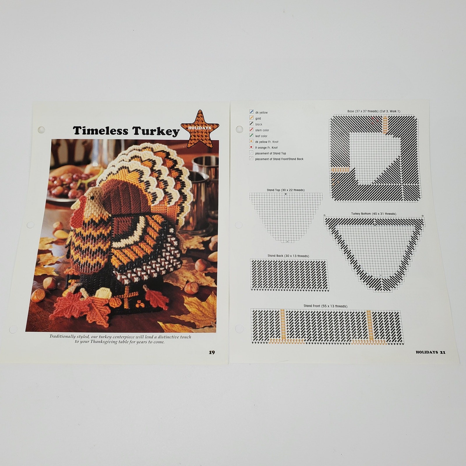 Plastic Canvas All Stars 1995 Leisure Arts 6 Patterns from Patternpak 8