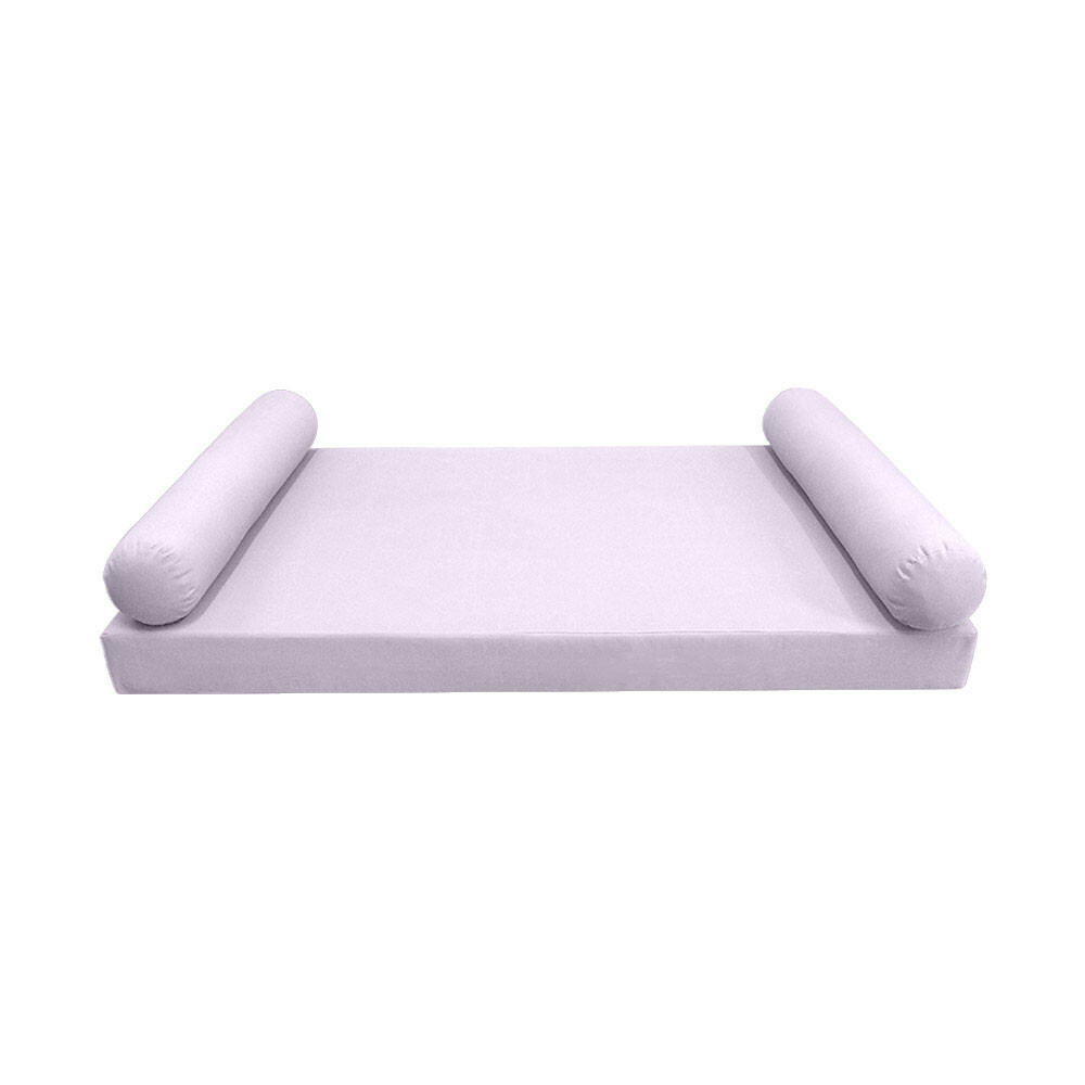 |SLIPCOVER ONLY|S5 Daybed Mattress Bolster Pillow Cover Knife Edge Full AD107