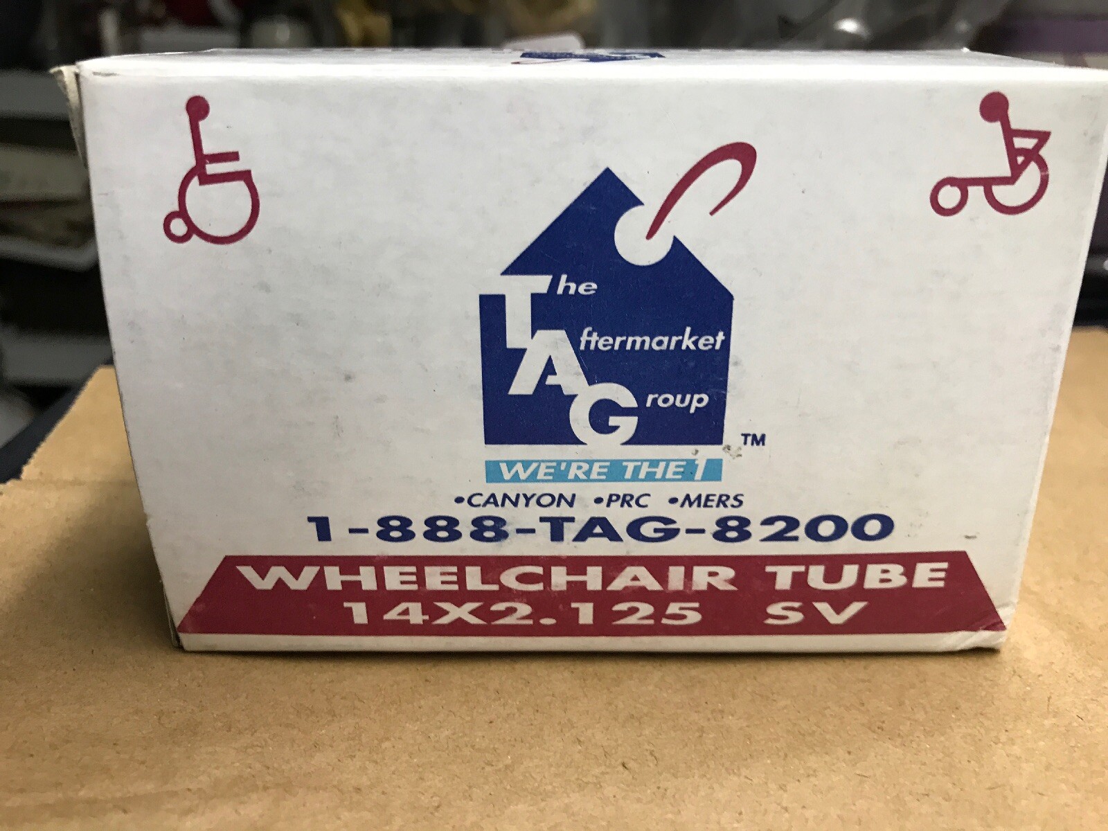 TAG Wheelchair Tube 14x2. 125 SV