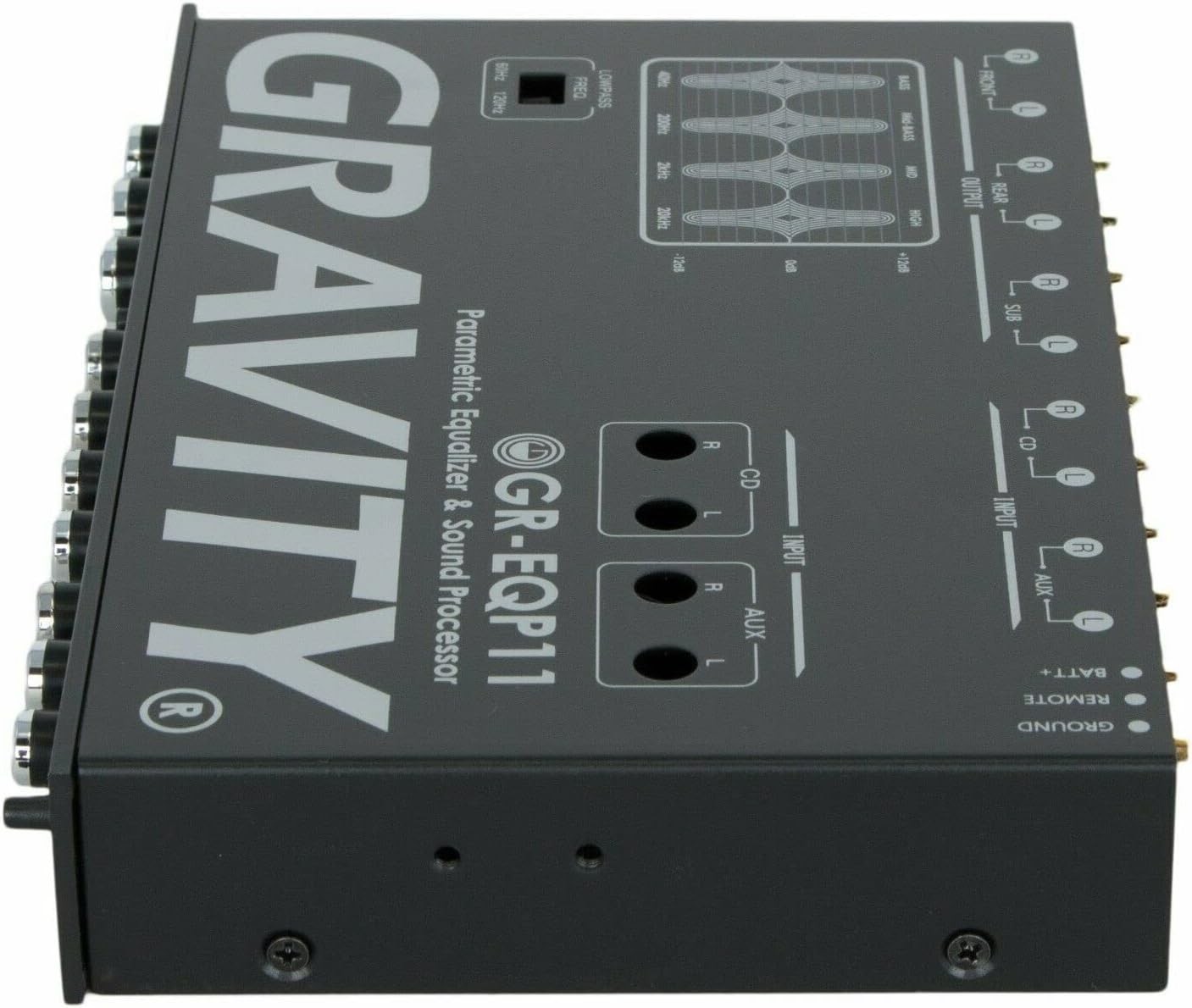 GR-EQP11 1/2 DIN Digital Bass Machine 9V Car Parametric Equalizer