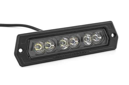 Dual 6" Flush Mount LED Light Bars - Black Series Light Bar, Flush Mount,