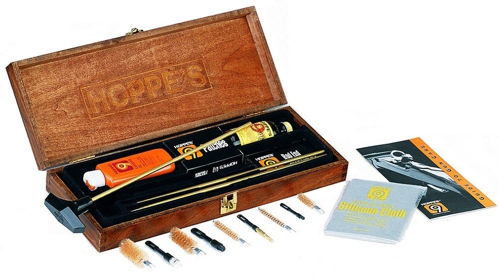 Hoppes Rifle & Shotgun Cleaning Kit with Handle Box - BUOX