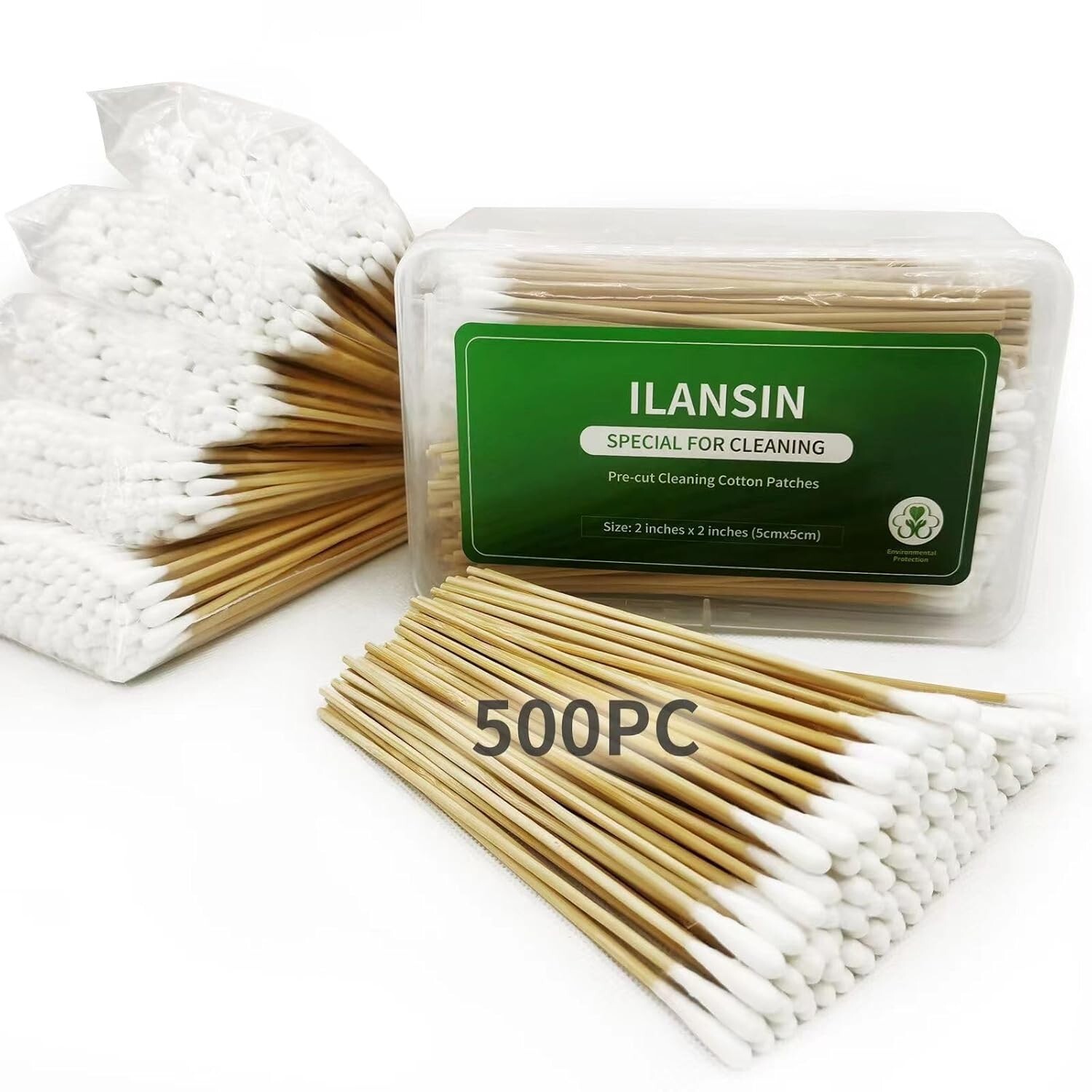 500PCS Precision Gun Cleaning Swabs, 6 Inch