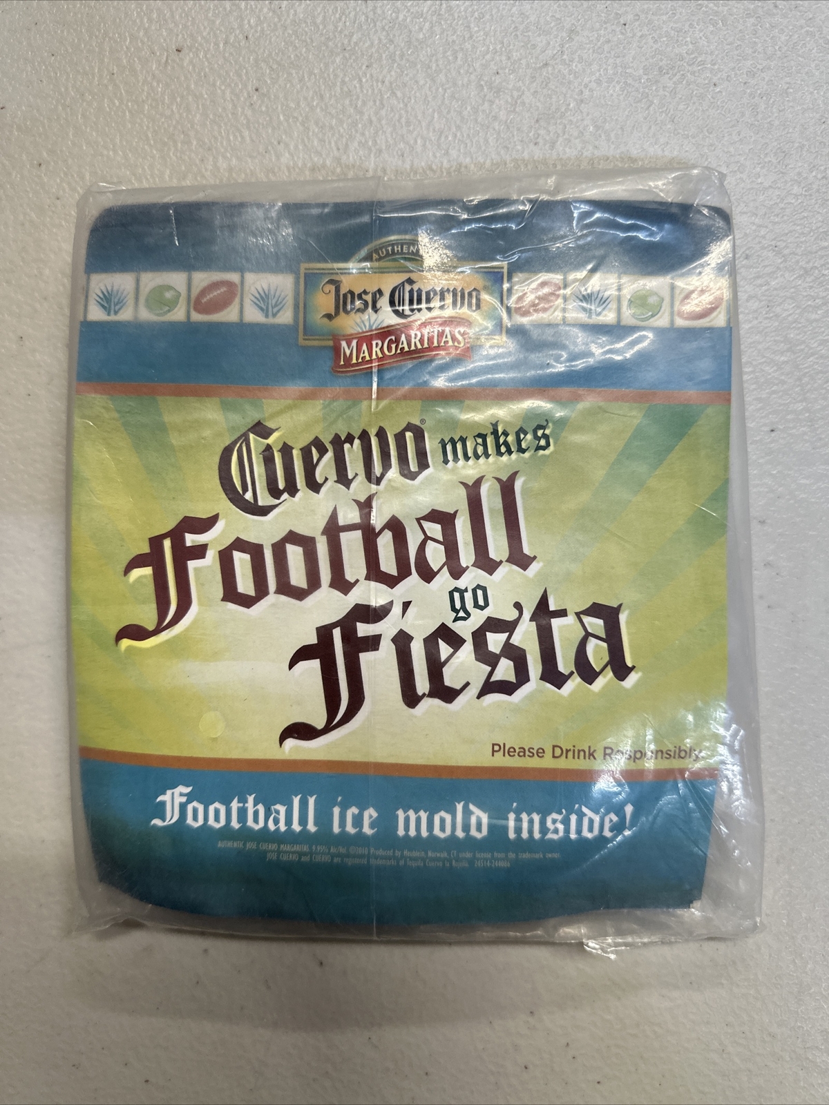 Vintage Jose￼ Cuervo Tequila Margarita Football Fiesta Ice Cube Mold New