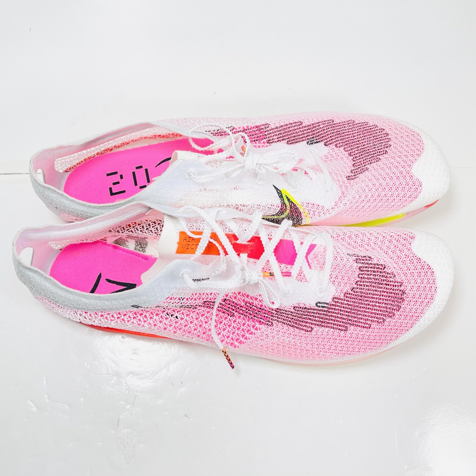 Nike Air Zoom Victory FK Mens 12.5 Track Shoes DJ6205-100 Rawdacious/White