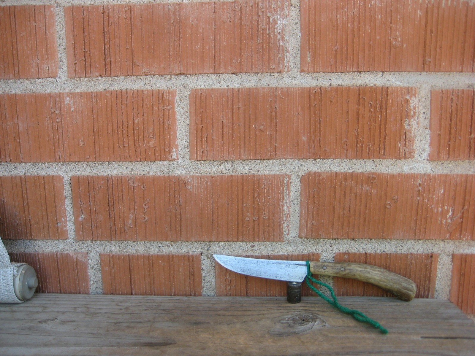Vintage 3 1/2" Blade ** HANDMADE *** Carbon Paring Knife Stag Handle USA
