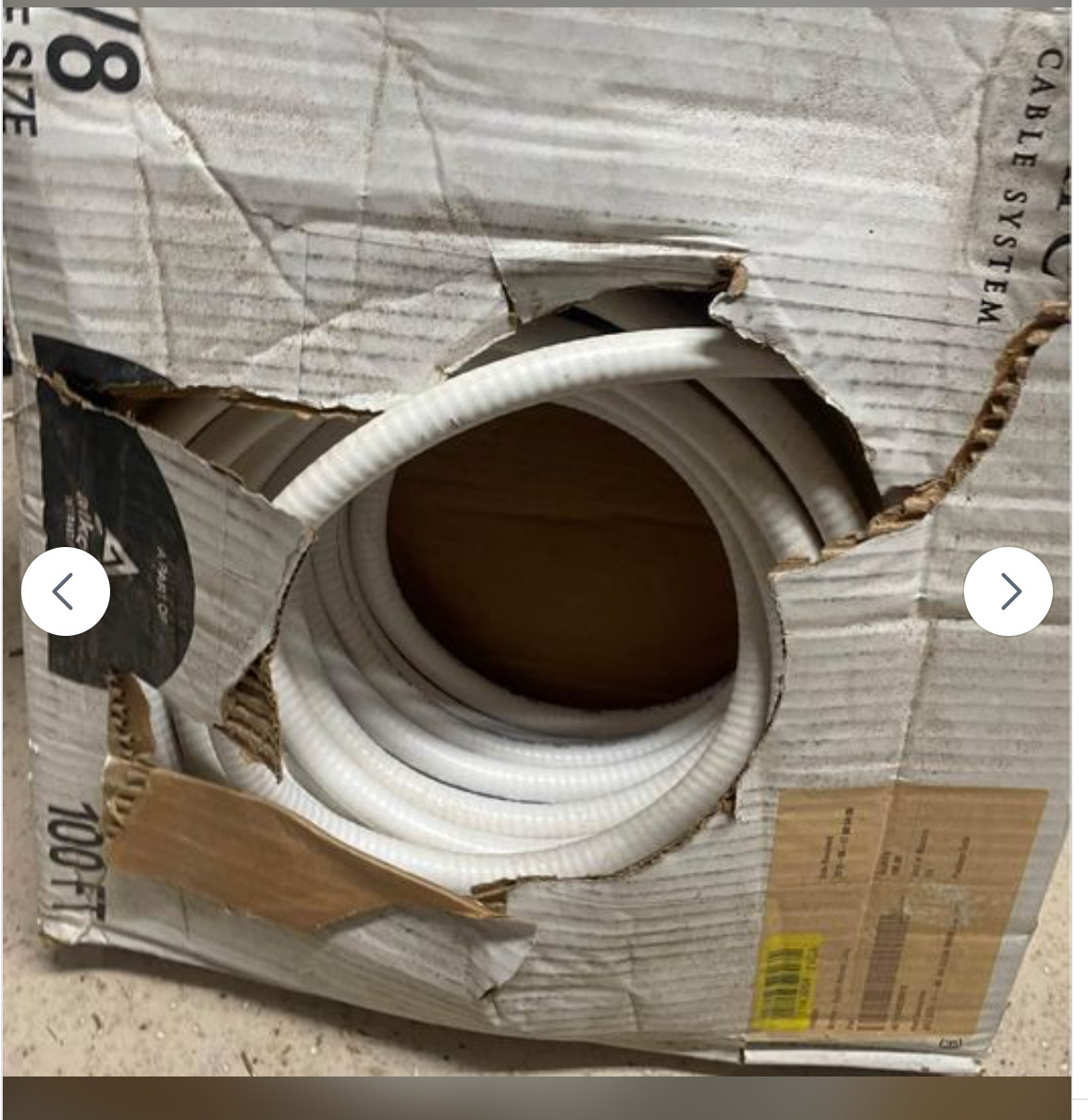 AFC Flex Electical Conduit Liquid Tuff 3/8" NSF 169 Component 75ft Type LFMC