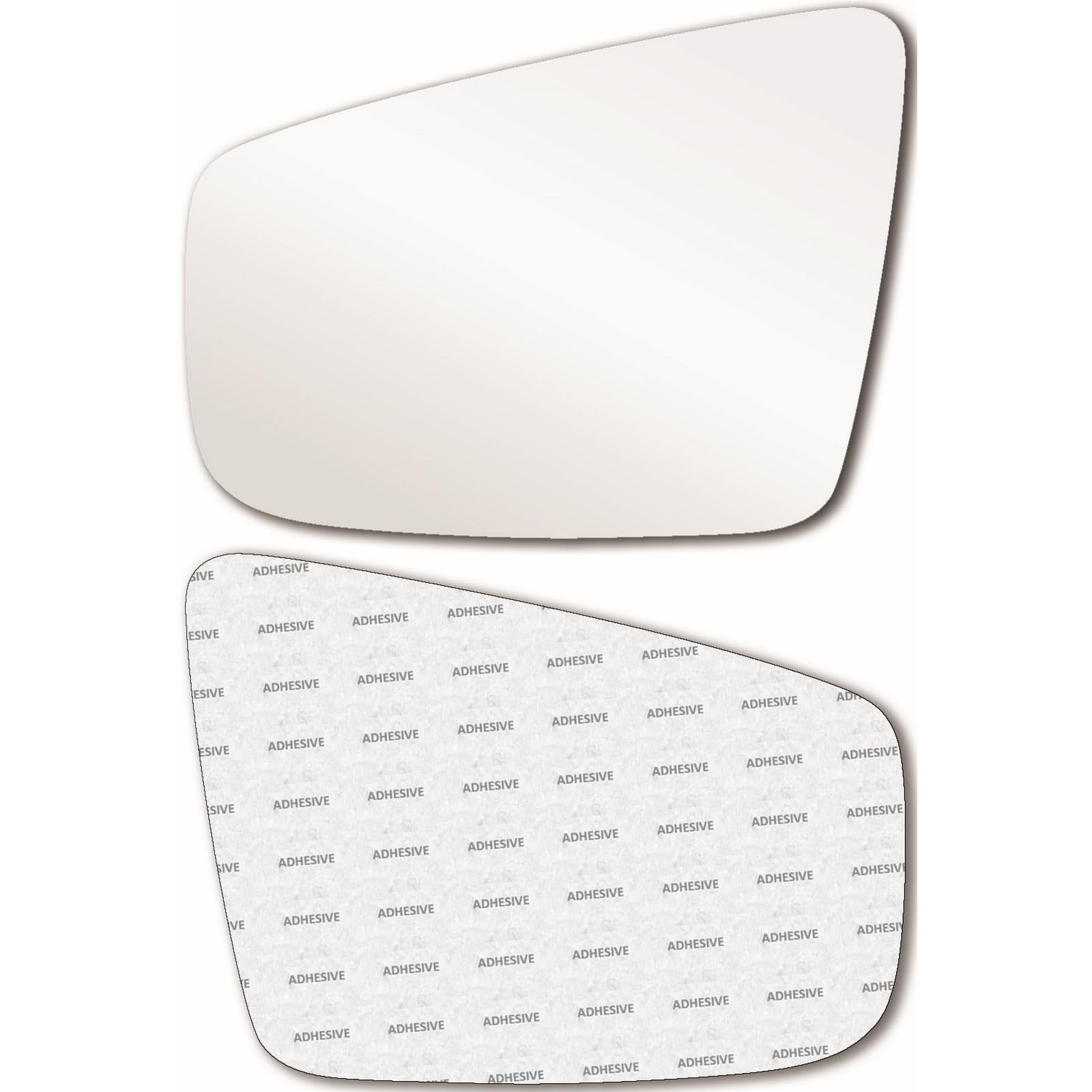 New Replacement Flat Mirror Glass with Full Size Adhesive for 2010-2012 Buick...
