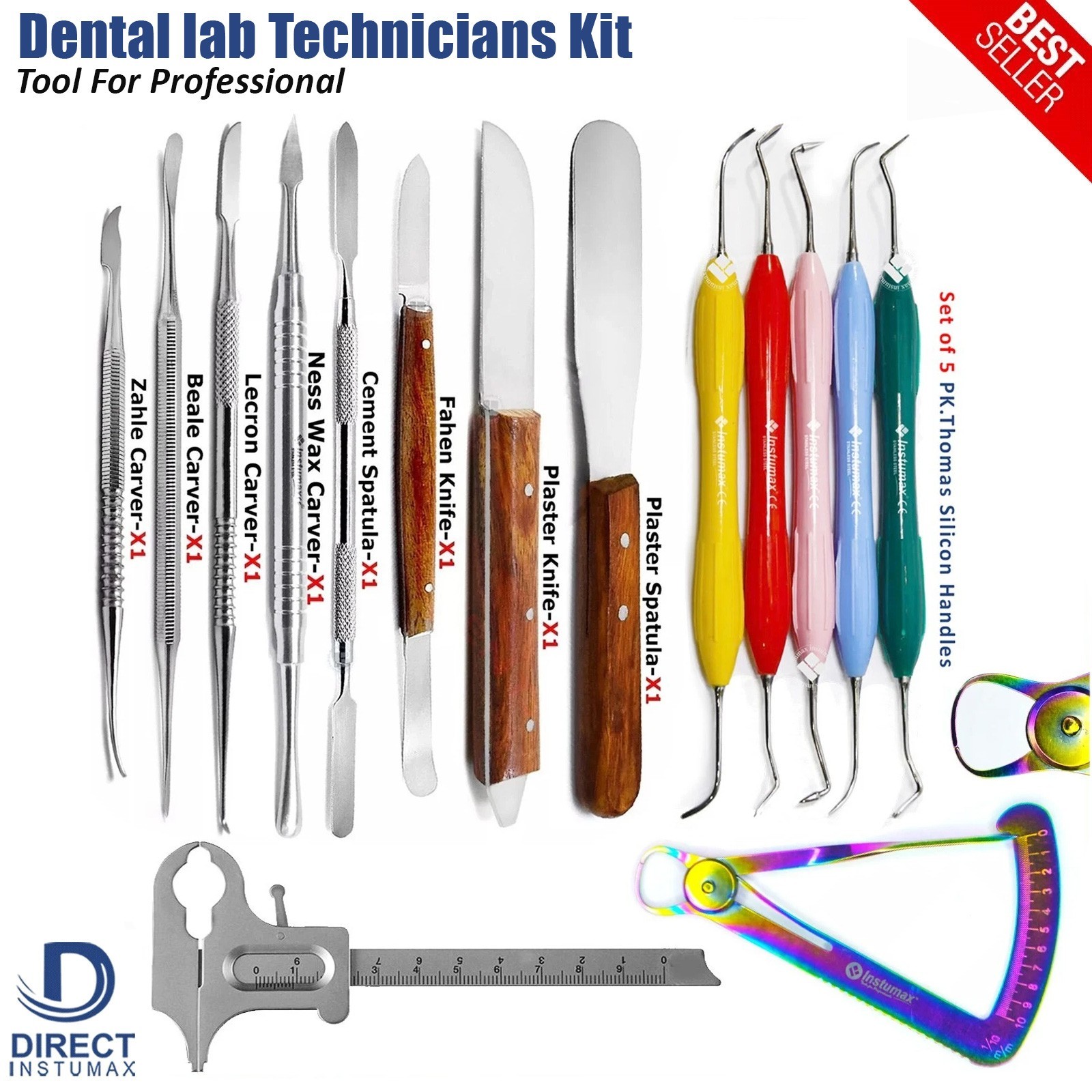 Instumax Range of Dental Composite Filling Instruments Kit Restoration Placement